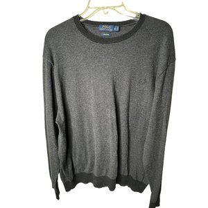 Polo Ralph Lauren Men's Pima 100% Cotton Crew Long Sleeve‎ Gray Thermal Shirt XL